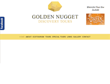 Tablet Screenshot of goldennuggettours.com.au